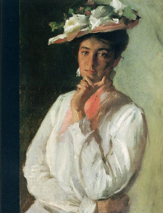 Chase, William Merritt Woman in White Spain oil painting art